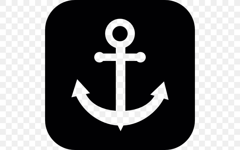 Anchor Boat Clip Art, PNG, 512x512px, Anchor, Black And White, Boat, Decal, Ship Download Free