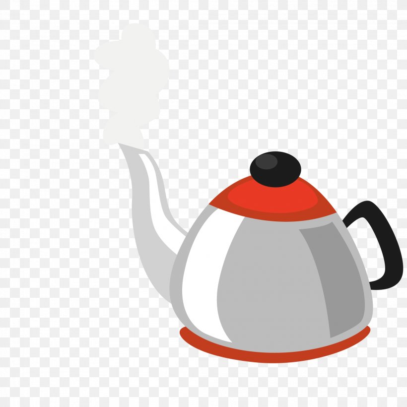 Kitchen Vector Graphics Image Cartoon Kettle, PNG, 2107x2107px, Kitchen,  Black And White, Cartoon, Cookware, Cup Download