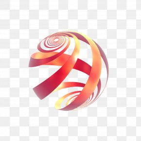 Ribbon Ball - Sphere Circle PNG