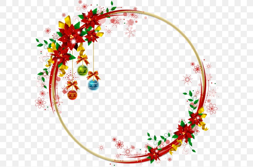 Christmas Decoration Picture Frames Christmas Ornament, PNG, 600x541px, Christmas, Branch, Christmas Decoration, Christmas Ornament, Christmas Tree Download Free