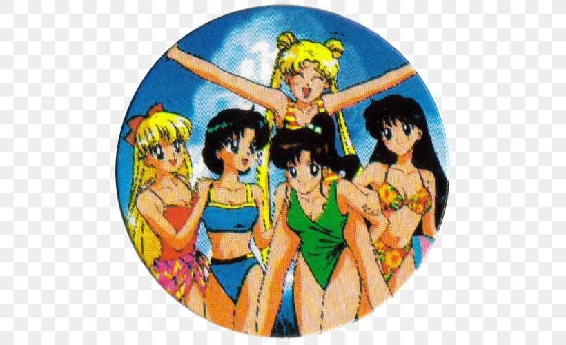 Sailor Moon Sailor Venus Chibiusa Sailor Mars Sailor Mercury, PNG, 500x500px, Watercolor, Cartoon, Flower, Frame, Heart Download Free