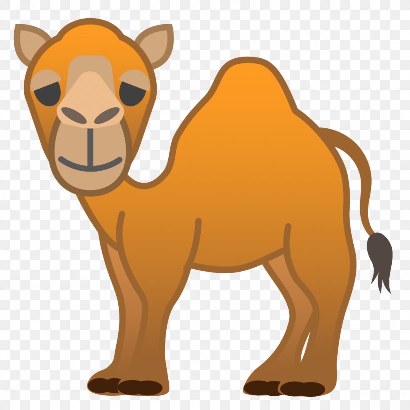 Dromedary Bactrian Camel Emoji Emoticon, PNG, 1024x1024px, Dromedary, Android, Arabian Camel, Bactrian Camel, Big Cats Download Free