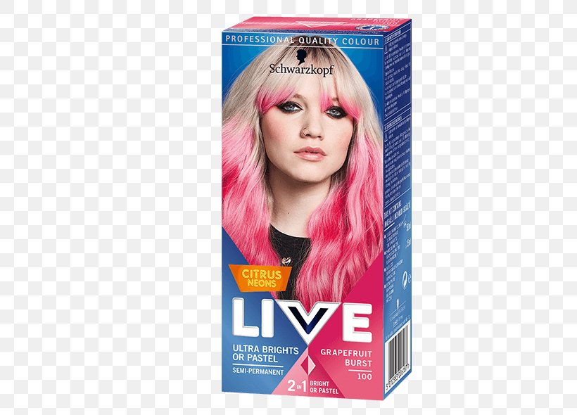 Hair Coloring Schwarzkopf Pastel Pink Png 500x590px Hair