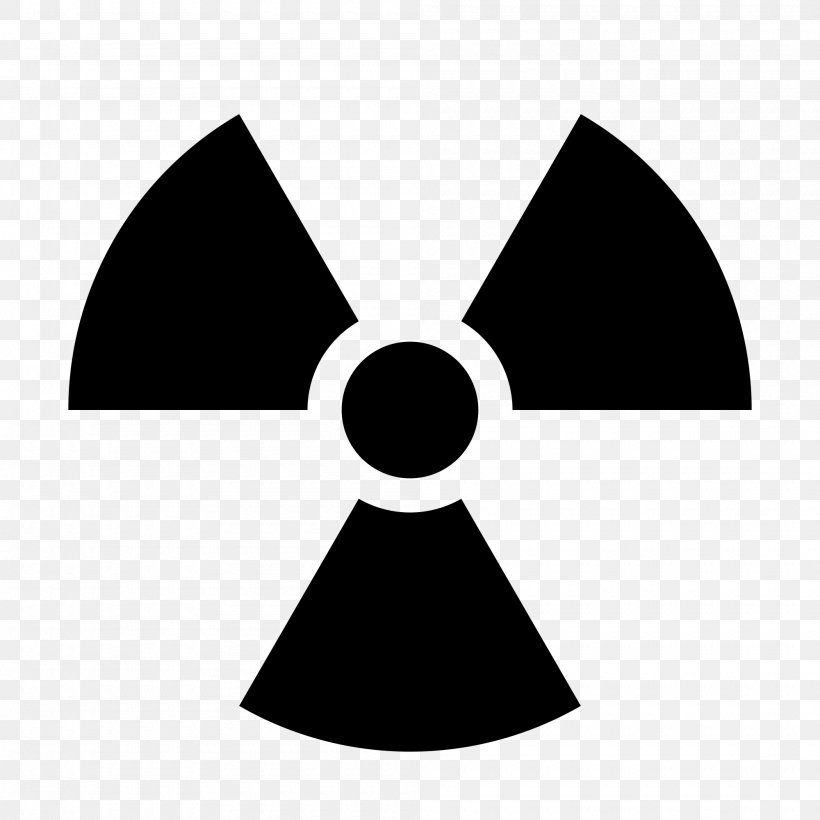 Ionizing Radiation Radioactive Decay Radioactive Contamination, PNG, 2000x2000px, Radiation, Black, Black And White, Energy, Hazard Download Free