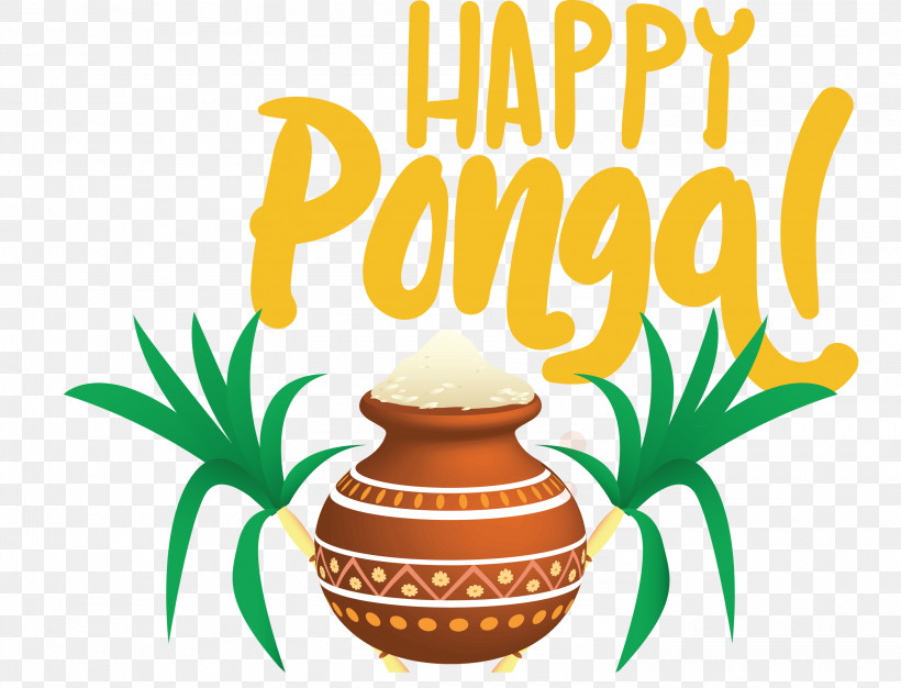 Pongal Happy Pongal Harvest Festival, PNG, 3000x2291px, Pongal, Cartoon, Flower, Fruit, Happy Pongal Download Free