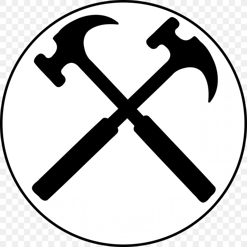 Sledgehammer Tool Clip Art, PNG, 1280x1280px, Hammer, Area, Black And White, Home Repair, Royaltyfree Download Free