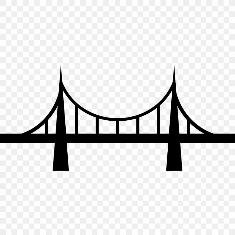 Bridge Clip Art, PNG, 1200x1200px, Bridge, Architectural Engineering, Area, Black, Black And White Download Free