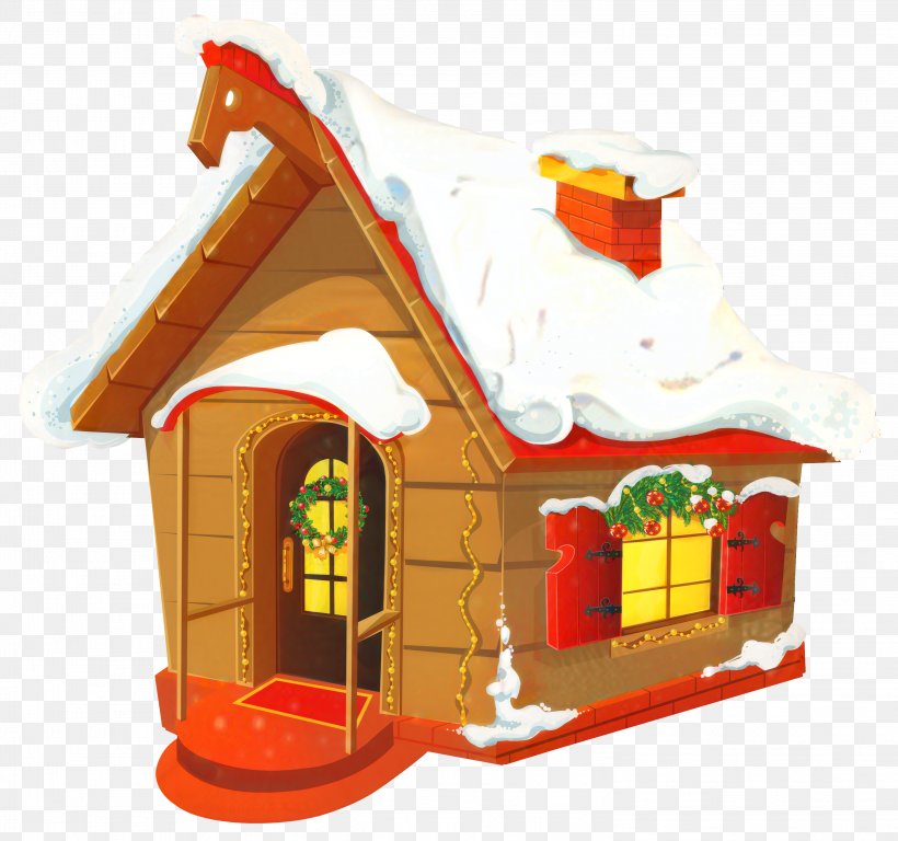 Clip Art Vector Graphics Santa Claus House, PNG, 2996x2807px, Santa Claus, Christmas Day, Cottage, Gingerbread House, Home Download Free