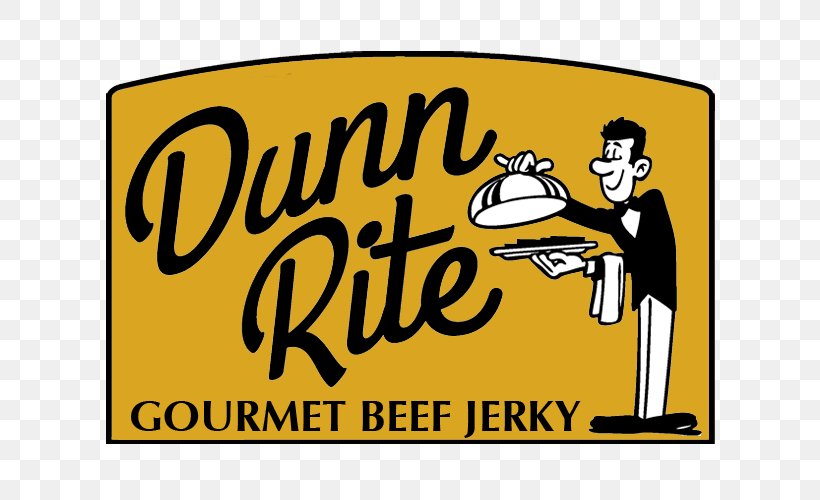 Dunn Rite Gourmet Beef Jerky Logo Brand, PNG, 650x500px, Jerky, Advertising, Area, Banner, Beef Download Free