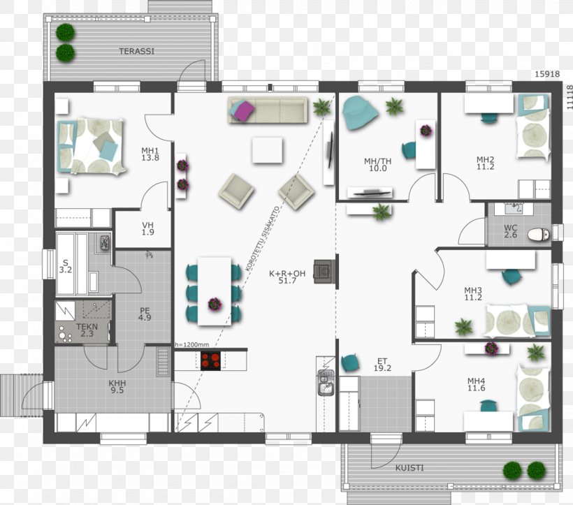 Floor Plan Hailuoto House Villa Pohjolan Design-Talo Oy, PNG, 1126x994px, Floor Plan, Architecture, Area, Boligblokk, Family Download Free