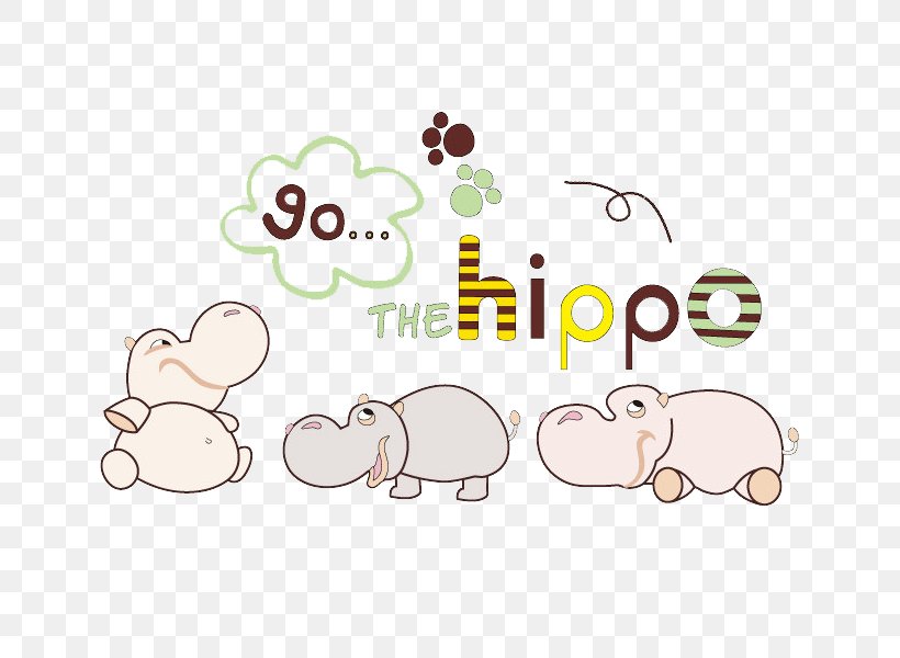 Hippopotamus Cartoon Drawing Cuteness, PNG, 700x600px, Hippopotamus, Area, Cartoon, Cuteness, Drawing Download Free