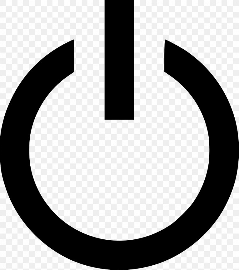 Power Symbol Clip Art, PNG, 868x980px, Power Symbol, Blackandwhite, Button, Computer, Logo Download Free