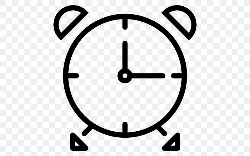 Alarm Clocks Timer, PNG, 512x512px, Alarm Clocks, Area, Black And White, Clock, Hourglass Download Free