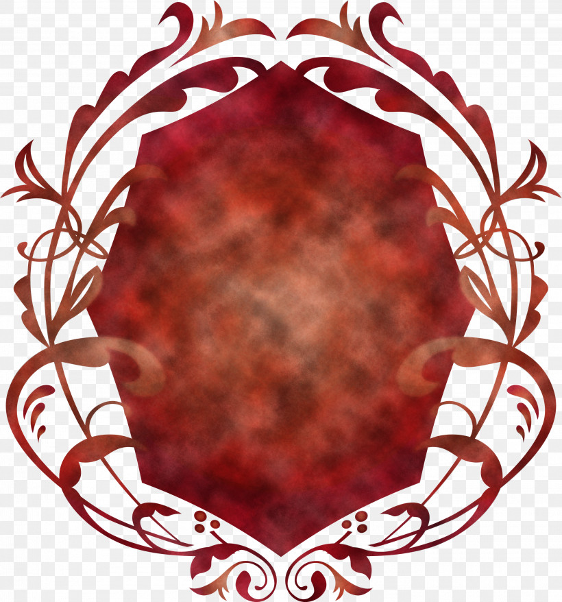 Frame, PNG, 2800x3000px, Frame, Heart, Maroon, Ornament, Red Download Free