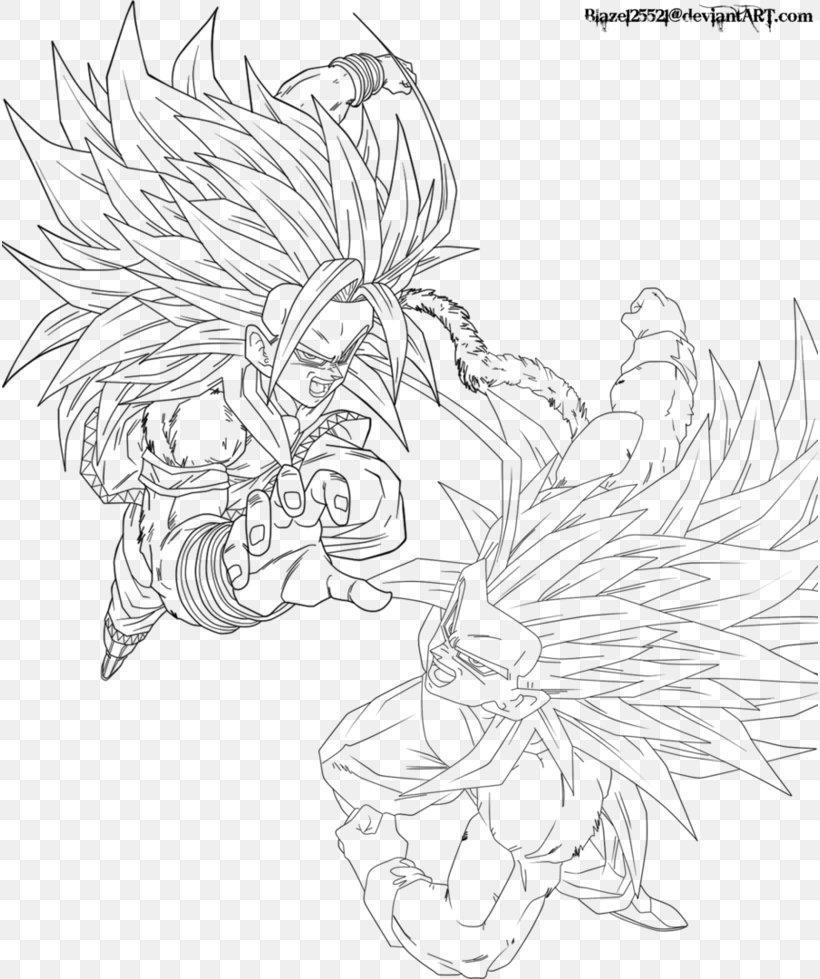 Goku Line Art Super Saiyan Drawing, PNG, 816x979px, Watercolor, Cartoon, Flower, Frame, Heart Download Free