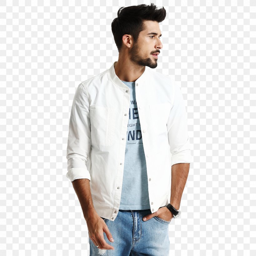 Men's Denim Jacket T Shirts Long-Sleeves T Shirt Casual Autumn Retro Winter  Outwears Dark Blue XL : Amazon.in: Clothing & Accessories