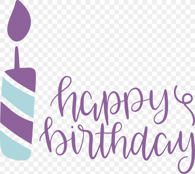 Birthday Happy Birthday, PNG, 3000x2676px, Birthday, Calligraphy, Geometry, Happy Birthday, Lavender Download Free