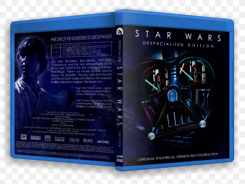Luke Skywalker Blu-ray Disc Harmy's Despecialized Edition Star Wars Film, PNG, 1024x768px, Luke Skywalker, Bluray Disc, Brand, Empire Strikes Back, Fan Download Free