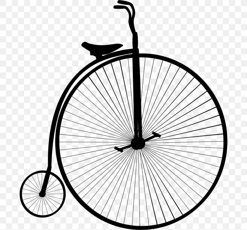 Penny-farthing Bicycle Car Wheel, PNG, 692x762px, Pennyfarthing, Bicycle, Bicycle Accessory, Bicycle Drivetrain Part, Bicycle Frame Download Free