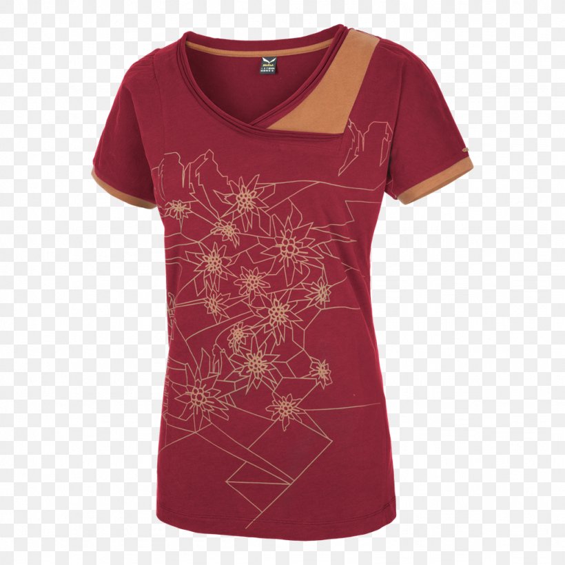 T-shirt Salewa Lavaredo Co 42/36 Sleeve Maroon Neck, PNG, 1024x1024px, Tshirt, Active Shirt, Clothing, Maroon, Neck Download Free