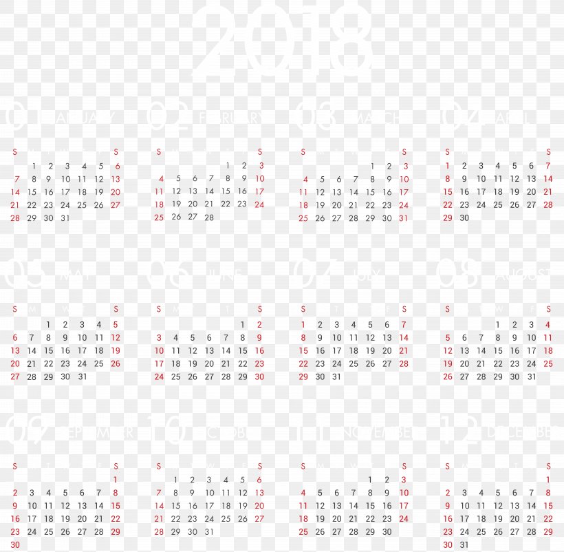 0 Calendar, PNG, 8000x7833px, 2017, 2018, 2019, Calendar, French Republican Calendar Download Free