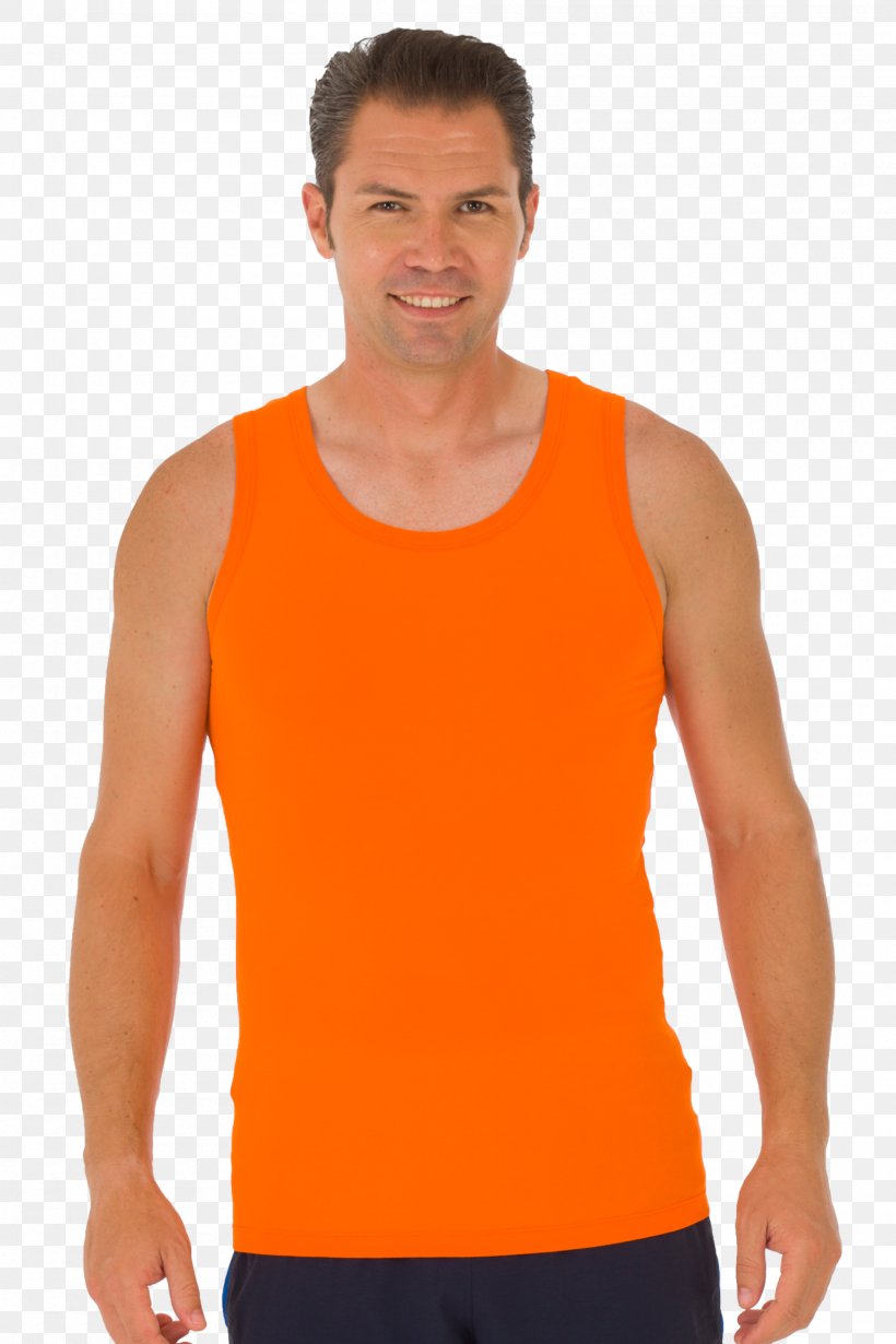 T-shirt Orange Sleeveless Shirt Polo Shirt, PNG, 2000x3000px, Watercolor, Cartoon, Flower, Frame, Heart Download Free