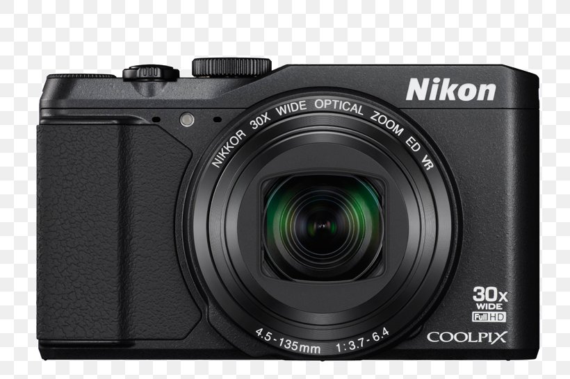 Nikon Digital Camera Coolpix S9900 Black International Version Nikon Coolpix S9900 16.0 MP Compact Digital Camera, PNG, 800x546px, Nikon, Black, Camera, Camera Accessory, Camera Lens Download Free