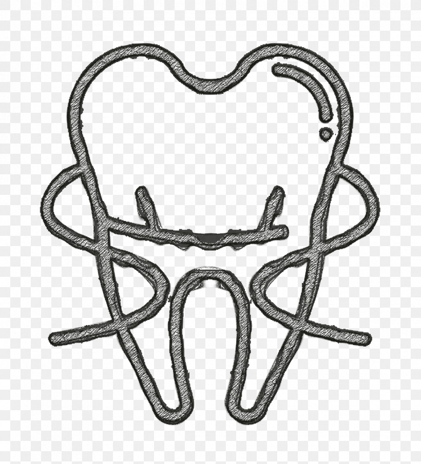 Dentist Tools And Teeth Icon Teeth Icon, PNG, 1138x1256px, Dentist, Black And White, Chemical Symbol, Dental Floss Icon, Jewellery Download Free