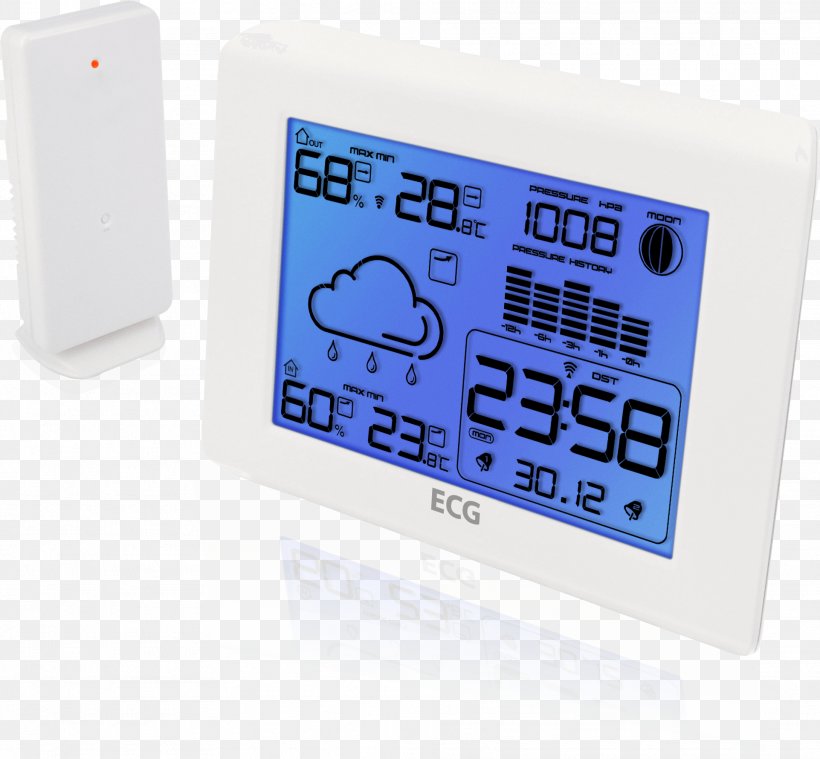 Weather Station Meteorology Weather Forecasting Thermometer, PNG, 1923x1781px, Weather Station, Alarm Clocks, Atmospheric Pressure, Barometer, Electronics Download Free