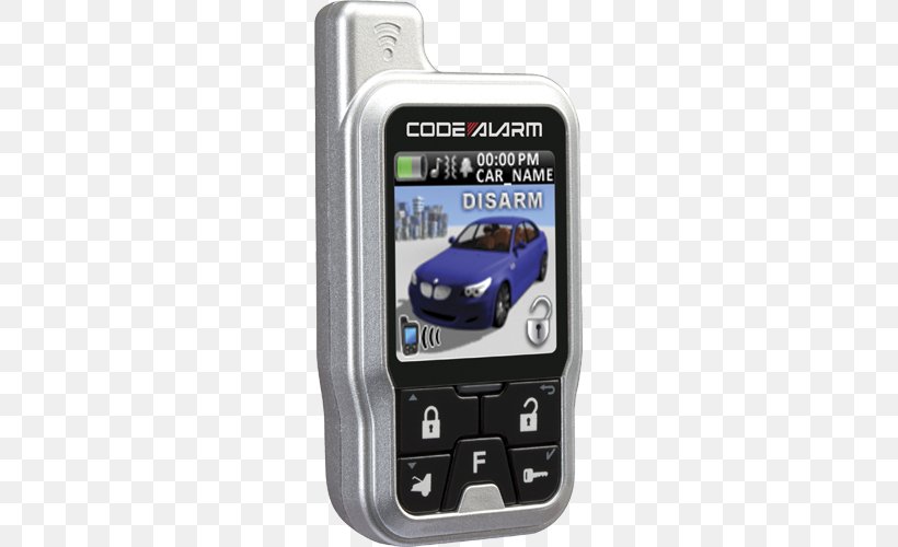 Feature Phone Car Mobile Phones Remote Starter Remote Controls, PNG, 500x500px, Feature Phone, Alarm Device, Car, Car Alarm, Cellular Network Download Free