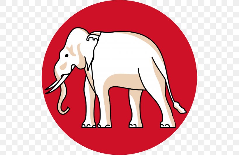 Flag Of Thailand Elephants In Thailand, PNG, 533x533px, Thailand, African Elephant, Area, Artwork, Dog Like Mammal Download Free