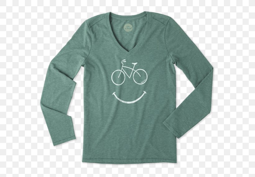 Long-sleeved T-shirt Long-sleeved T-shirt Life Is Good Company, PNG, 570x570px, Tshirt, Active Shirt, Green, Jersey, Life Is Good Company Download Free