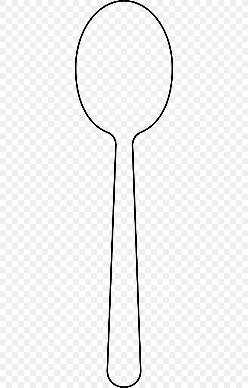 Spoon Vector Graphics Image Cutlery Fork, PNG, 640x1280px, Spoon, Cutlery, Fork, Household Silver, Line Art Download Free