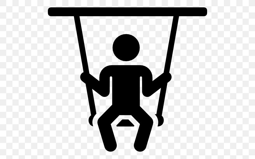 Swing Child Clip Art, PNG, 512x512px, Swing, Area, Artwork, Black, Black And White Download Free