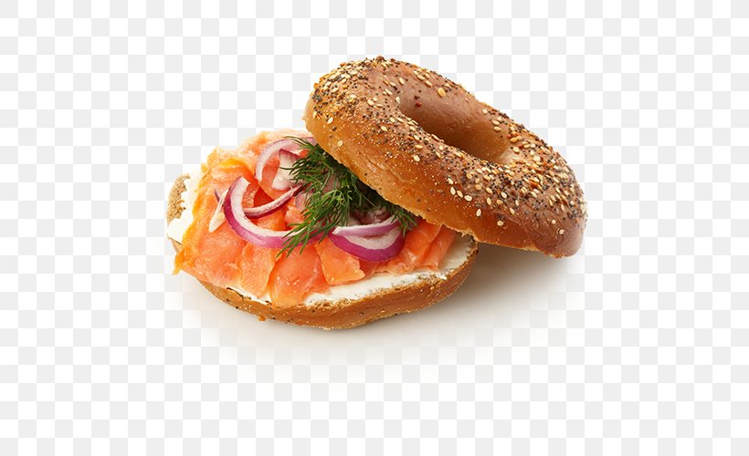 Breakfast Sandwich Smoked Salmon Bagel Lox, PNG, 500x500px, Breakfast Sandwich, American Food, Bagel, Bagel And Cream Cheese, Baked Goods Download Free