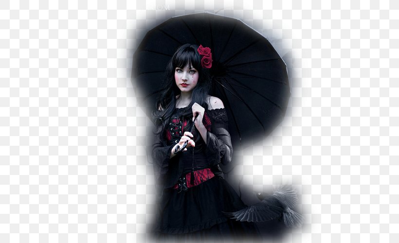 Goth Subculture Gothic Fashion Woman Female Steampunk, PNG, 500x500px, Watercolor, Cartoon, Flower, Frame, Heart Download Free
