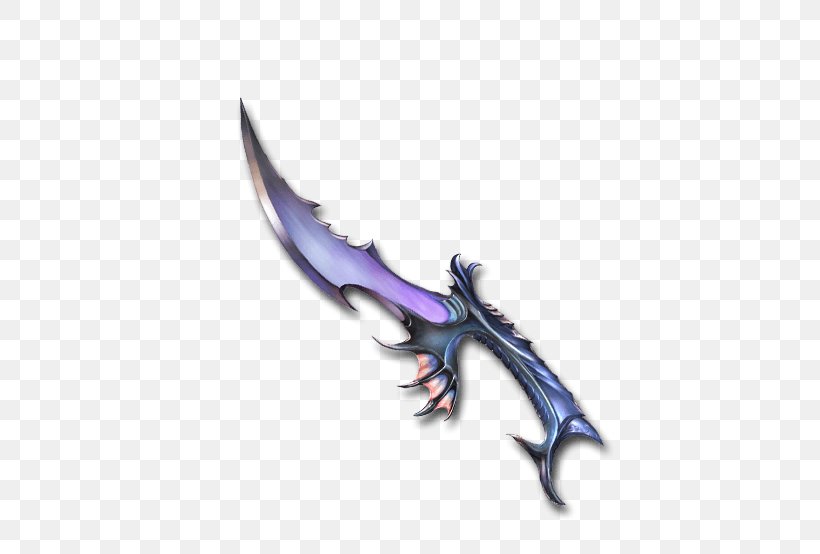 Granblue Fantasy Dagger Leviathan Weapon Sword, PNG, 640x554px, Granblue Fantasy, Acinaces, Claw, Cold Weapon, Dagger Download Free