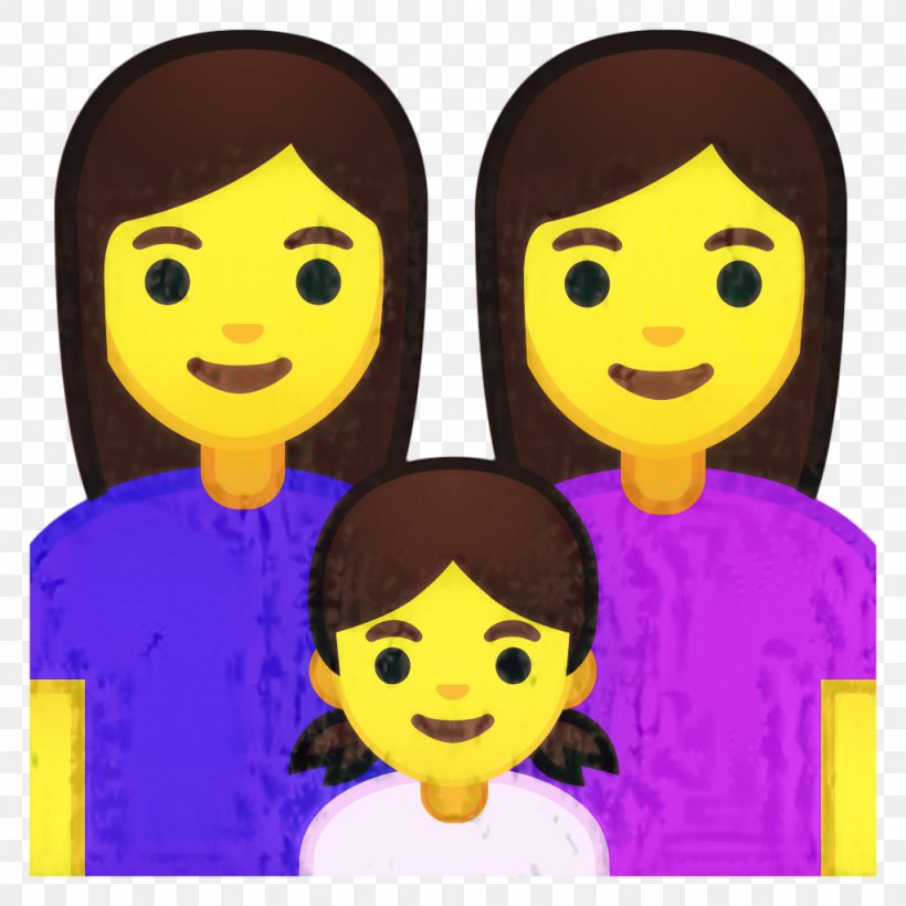 Happy Family Cartoon, PNG, 1024x1024px, Emoji, Cartoon, Cheek, Child, Conversation Download Free
