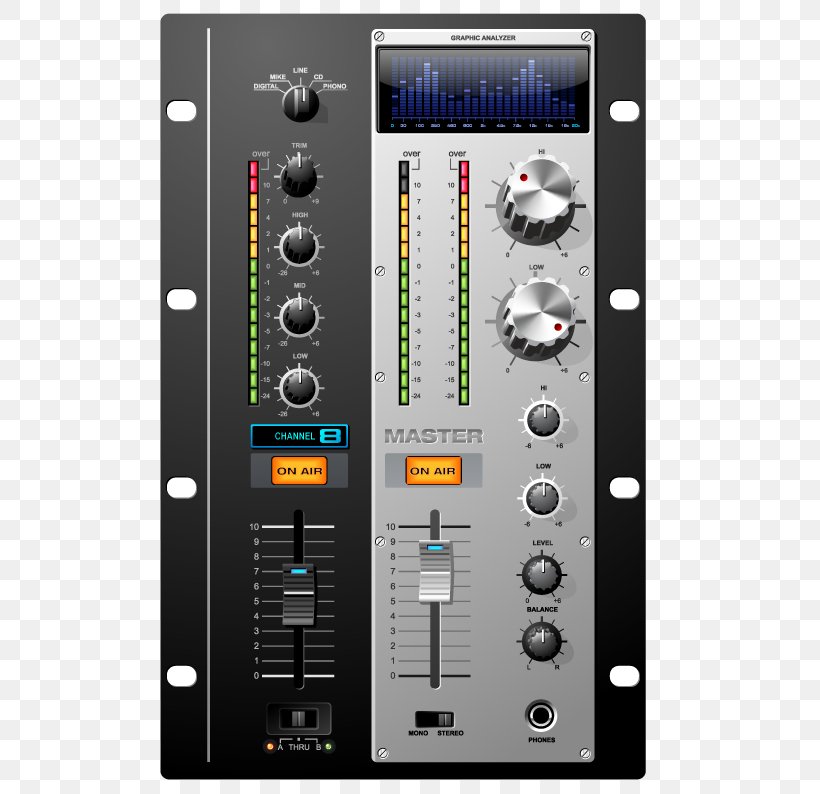 Mixing Console Stock Illustration Clip Art, PNG, 612x794px, Mixing Console, Audio, Audio Equipment, Audio Mixing, Control Knob Download Free