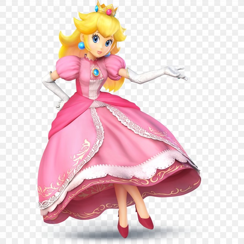 Super Smash Bros. For Nintendo 3DS And Wii U Super Smash Bros. Brawl Super Smash Bros. Melee Princess Peach, PNG, 3500x3500px, Super Smash Bros Brawl, Barbie, Costume, Doll, Fictional Character Download Free