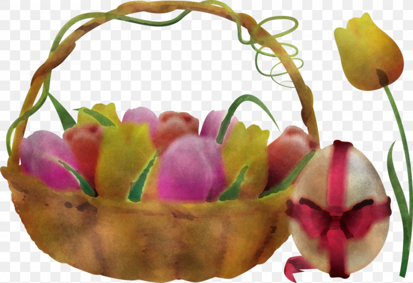 Tulip Easter Flower Plant Petal, PNG, 1600x1098px, Easter Basket Cartoon, Basket, Easter, Eggs, Flower Download Free