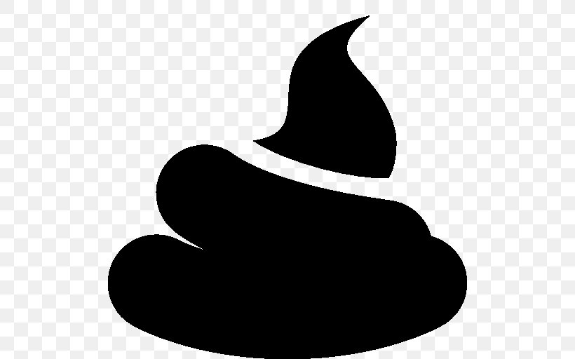 Human Feces, PNG, 512x512px, Feces, Artwork, Black, Black And White, Hat Download Free