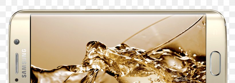 Samsung Galaxy S6 Edge Android Telephone, PNG, 1435x509px, Samsung Galaxy S6 Edge, Android, Computer, Display Resolution, Gold Download Free