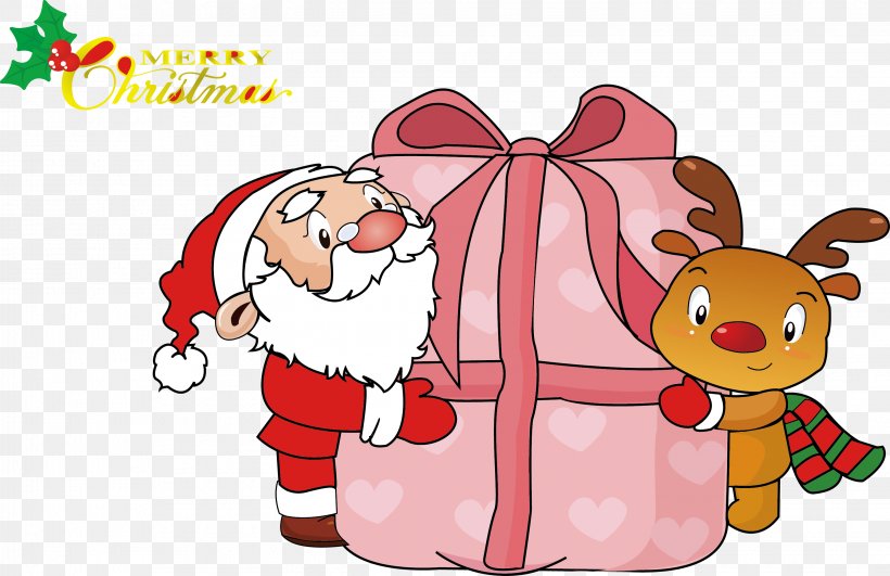 Santa Claus Christmas Tree, PNG, 3055x1980px, Santa Claus, Art, Cartoon, Christmas, Christmas Decoration Download Free