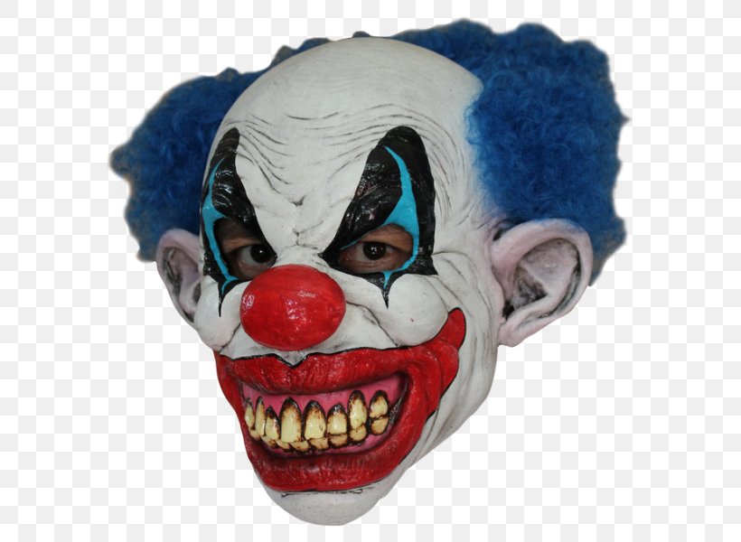Mask Evil Clown Costume Horror, PNG, 600x600px, Mask, Circus, Clothing, Clothing Accessories, Clown Download Free