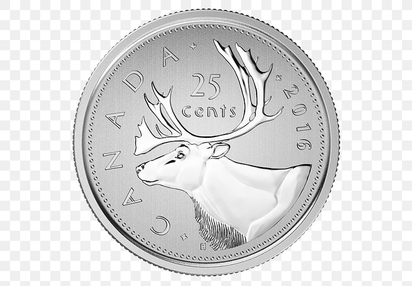 Reindeer Coin Tundra Swan Canada, PNG, 570x570px, Reindeer, Antler, Canada, Canadian Dollar, Cent Download Free