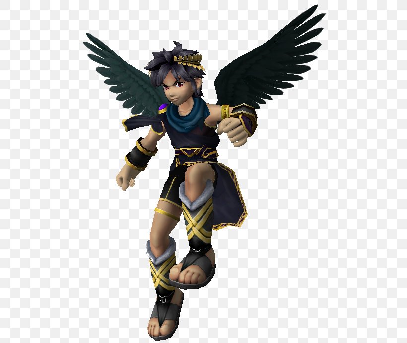 Kid Icarus: Uprising Super Smash Bros. Brawl Pit Super Smash Bros. For Nintendo 3DS And Wii U, PNG, 535x690px, Kid Icarus, Action Figure, Dark Souls Remastered, Fictional Character, Figurine Download Free