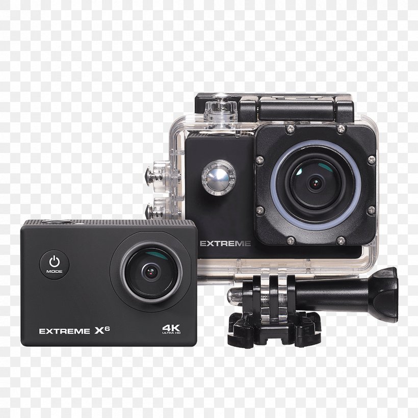 Nikkei Extreme X6 Action Camera Video Cameras 4K Resolution, PNG, 1200x1200px, 4k Resolution, Action Camera, Camera, Camera Accessory, Camera Lens Download Free