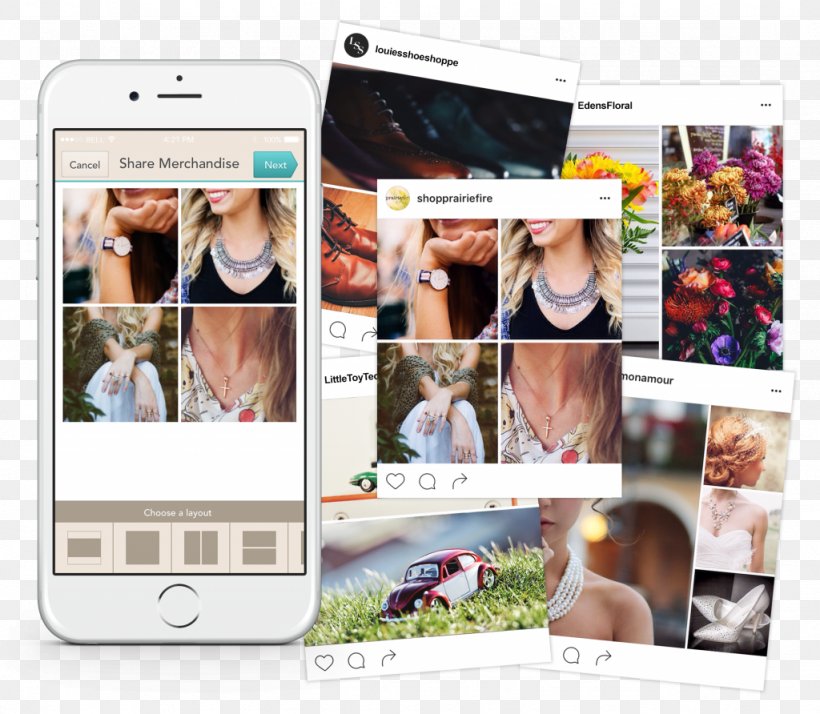 Smartphone Video Social Media Collage Instagram, PNG, 1024x892px, Smartphone, Advertising, Boutique, Collage, Communication Device Download Free