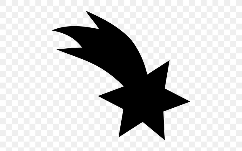 Star Drawing Silhouette Clip Art, PNG, 512x512px, Star, Artwork, Black And White, Drawing, Leaf Download Free